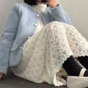 心心毛毛裙