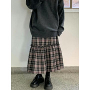 格仔魚尾裙