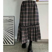 格仔魚尾裙