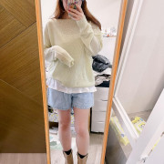 一字領knit
