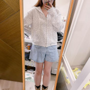 薄身碎花zip up