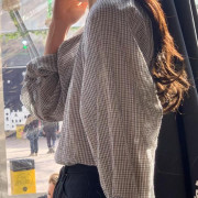 Aya 小格子上衣
