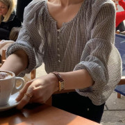 Aya 小格子上衣