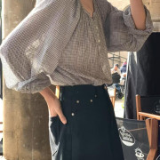 Aya 小格子上衣
