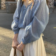 Aya 小格子上衣