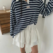 間條polo tee