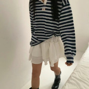 間條polo tee