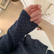 超薄身碎花外套