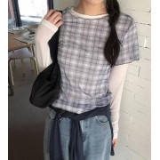 網紗格仔tee