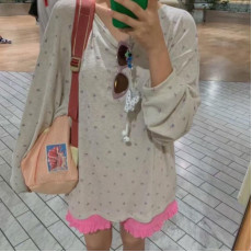 Heather 碎花tee