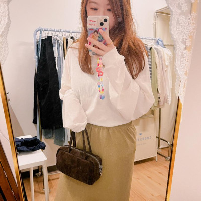彈性pencil skirt