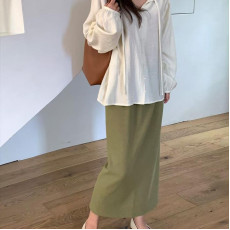 彈性pencil skirt
