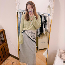 彈性pencil skirt