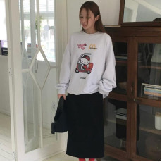 彈性pencil skirt