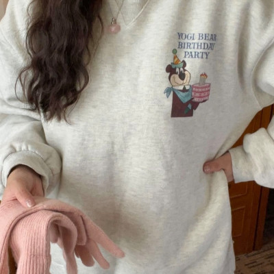 生日熊抓毛衛衣