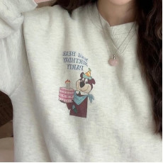 生日熊抓毛衛衣